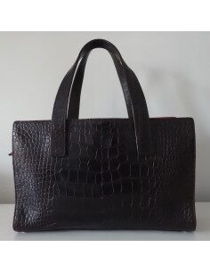 SAC CHANEL SHOPPING CROCODILE 2