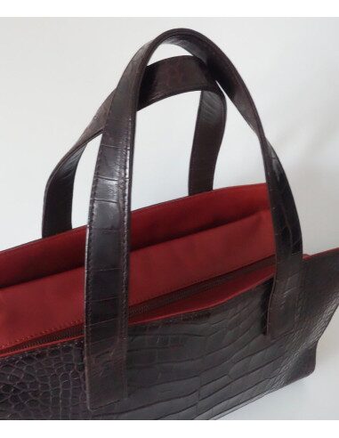 SAC CHANEL SHOPPING CROCODILE