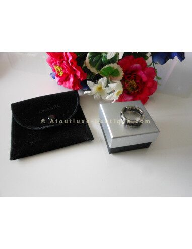 BAGUE CHANEL ULTRA CERAMIQUE NOIR - DIAMANTS