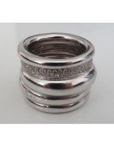 BAGUE POMELLATO TUBULAIRE 2
