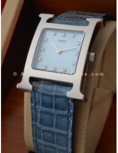 MONTRE HERMES HEURE H INDEX DIAMANTS