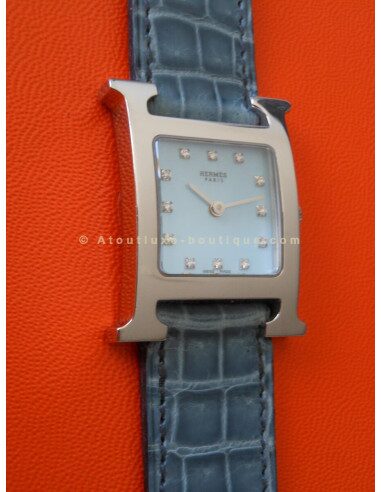MONTRE HERMES HEURE H INDEX DIAMANTS