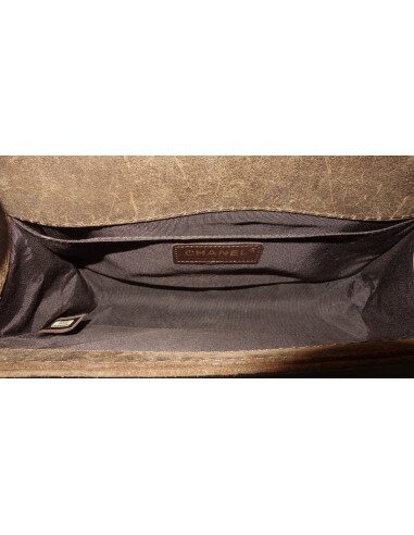 SAC CHANEL BOY MARRON