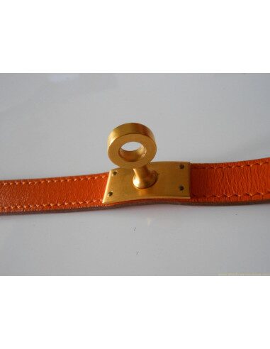 BRACELET HERMES DOUBLE TOUR ORANGE