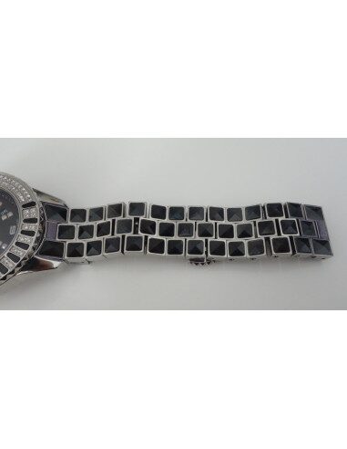 MONTRE DIOR CHRISTAL NOIRE DIAMANTS