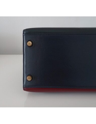SAC HERMES KELLY BOX 28 TRICOLORE
