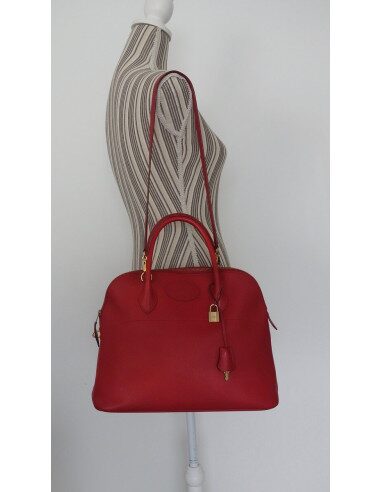 SAC HERMES BOLIDE ROUGE 35