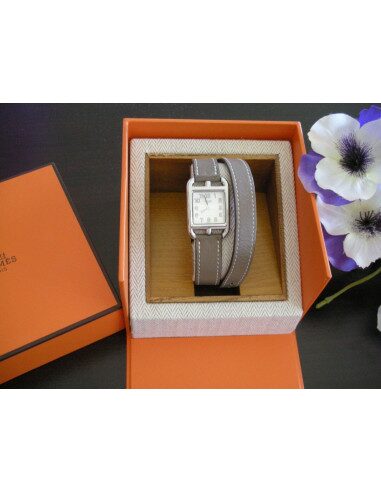MONTRE HERMES CAPE COD FEMME BRACELET ETOUPE