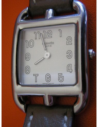MONTRE HERMES CAPE COD FEMME BRACELET ETOUPE