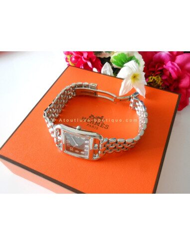 MONTRE HERMES CAPE COD BRACELET ACIER