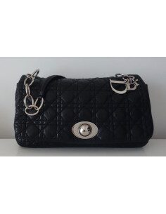 SAC DIOR RENDEZ-VOUS CUIR NOIR 2