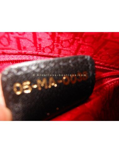 SAC LADY DIOR NOIR --- GRAND MODELE