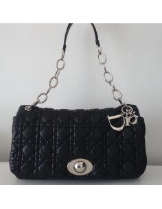 SAC DIOR RENDEZ-VOUS CUIR NOIR