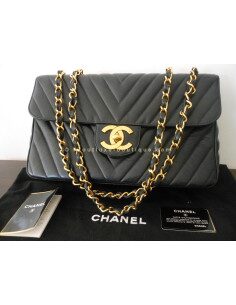 SAC CHANEL MADEMOISELLE JUMBO CHEVRON