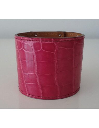 BRACELET HERMES EXTREME ALLIGATOR FUSCHIA