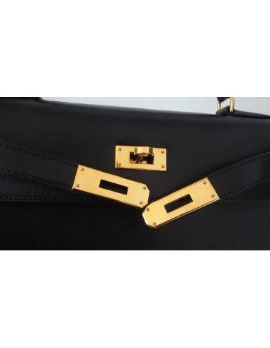 SAC HERMES KELLY 28 NOIR