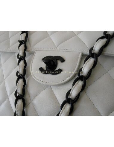 SAC CHANEL MADEMOISELLE BLANC GM