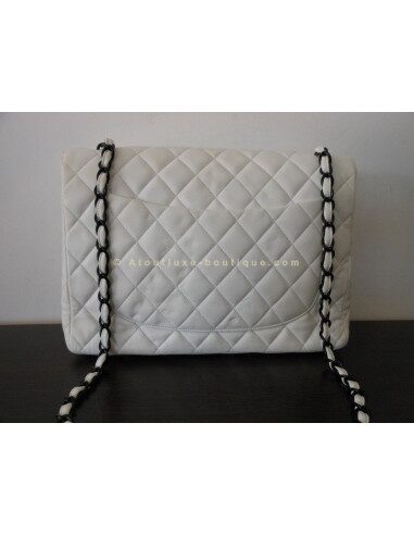 SAC CHANEL MADEMOISELLE BLANC GM