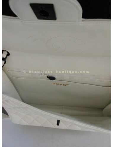 SAC CHANEL MADEMOISELLE BLANC GM