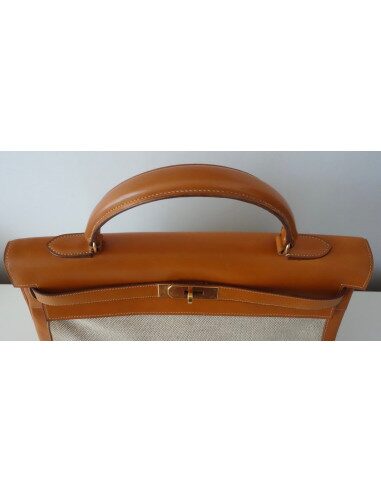 SAC HERMES KELLY BI-MATIERE