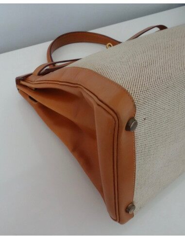 SAC HERMES KELLY BI-MATIERE