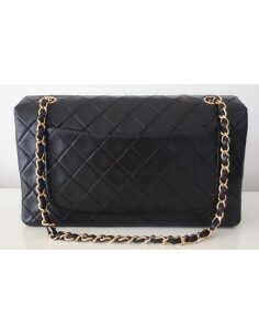 SAC CHANEL CLASSIQUE VINTAGE NOIR 2