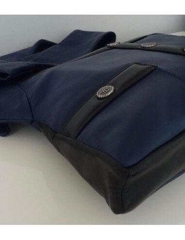 SAC CHANEL GIRL CUIR BLEU