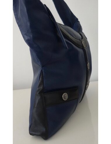SAC CHANEL GIRL CUIR BLEU