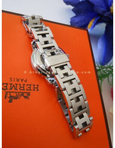 MONTRE HERMES CLIPPER PM 12 DIAMANTS