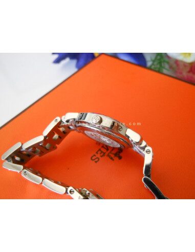 MONTRE HERMES CLIPPER PM 12 DIAMANTS