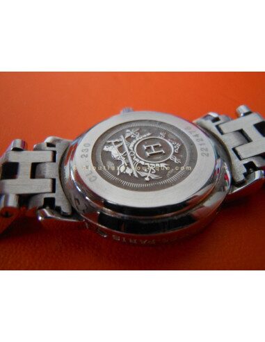 MONTRE HERMES CLIPPER PM 12 DIAMANTS