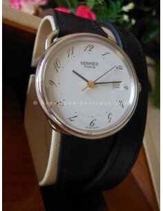 MONTRE HERMES ARCEAU DOUBLE TOUR NOIR