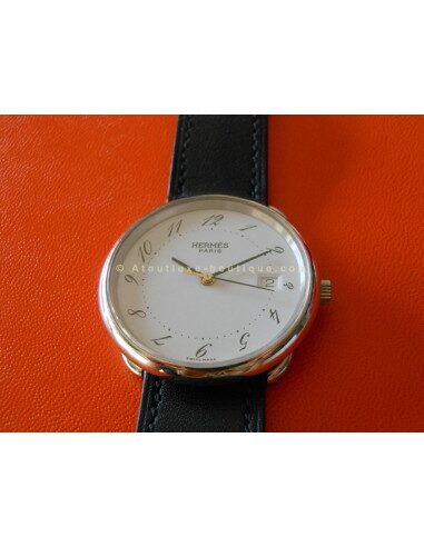 MONTRE HERMES ARCEAU DOUBLE TOUR NOIR