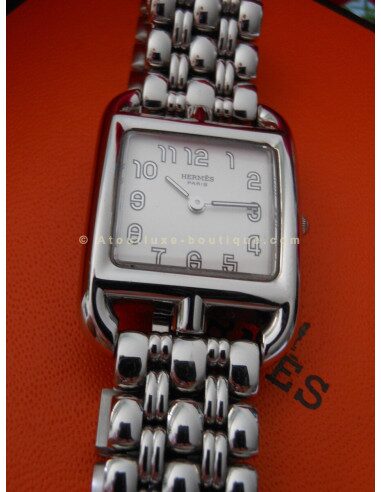 MONTRE HERMES CAPE COD PM BRACELET ACIER