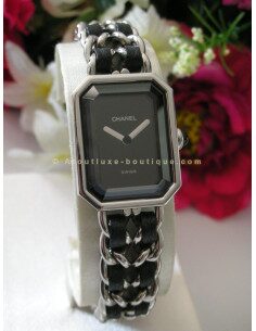 MONTRE CHANEL PREMIERE ACIER / CUIR TAILLE L