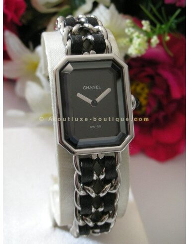 MONTRE CHANEL PREMIERE ACIER / CUIR TAILLE L