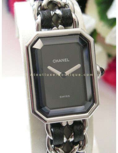 MONTRE CHANEL PREMIERE ACIER / CUIR TAILLE L