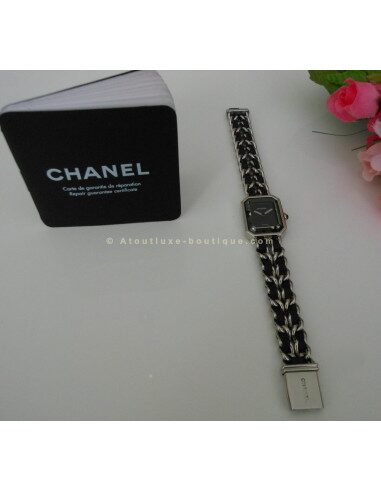 MONTRE CHANEL PREMIERE ACIER / CUIR TAILLE L