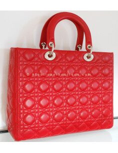 SAC LADY DIOR ROUGE GRAND MODELE 2