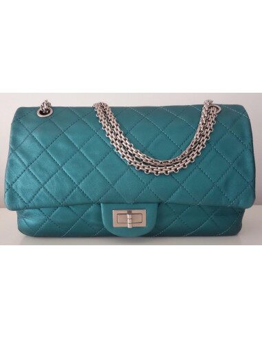SAC CHANEL 2.55 JUMBO VERT
