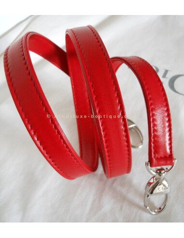 SAC LADY DIOR ROUGE GRAND MODELE