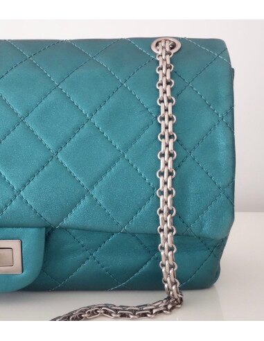 SAC CHANEL 2.55 JUMBO VERT