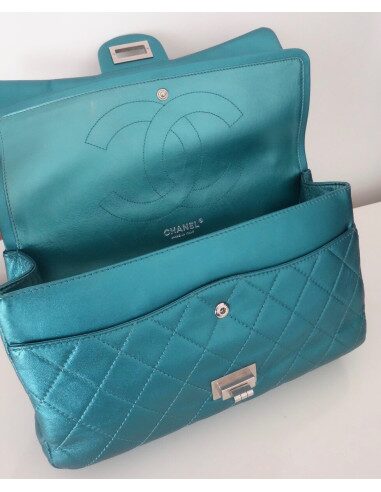SAC CHANEL 2.55 JUMBO VERT
