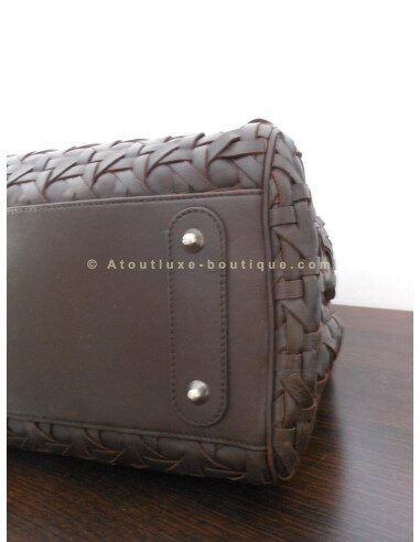SAC DIOR AVENUE CHOCOLAT - GRAND MODELE