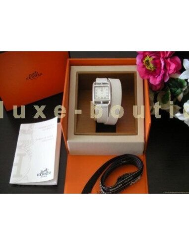 MONTRE CAPE COD HERMES DOUBLE TOUR BLANC