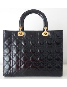 SAC LADY DIOR GRAND MODELE NOIR 2