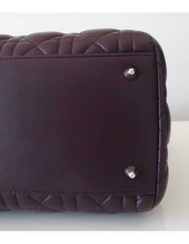 SAC LADY DIOR CUIR MOYEN MODELE