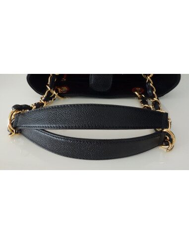 SAC CHANEL PETIT SHOPPING CUIR CAVIAR NOIR