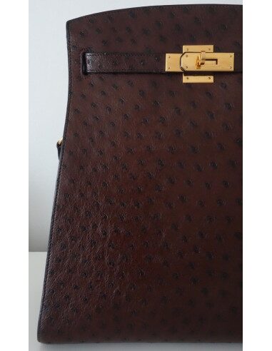 SAC HERMES KELLY SPORT AUTRUCHE