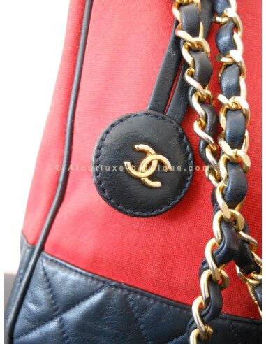 SAC CHANEL VINTAGE ROUGE
